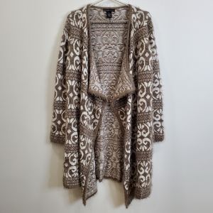 Design History Boho Drape Sweater, Size Small